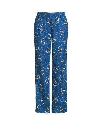 Women's Petite Print Flannel Pajama Pants by LANDS' END