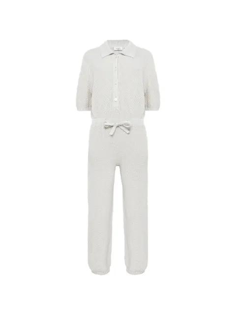 Fried knitted-construction jumpsuit by LANEUS