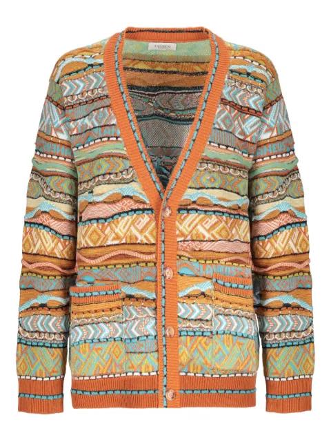 V-neck cardigan by LANEUS