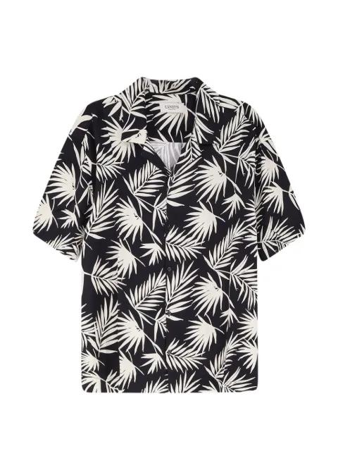bowling collar printed shirt by LANEUS