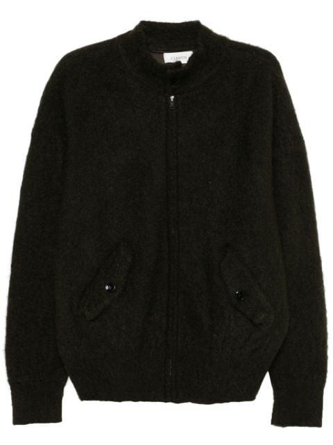 brushed-effect cardigan by LANEUS