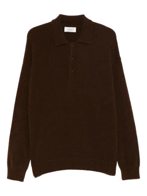 button-placket polo shirt by LANEUS