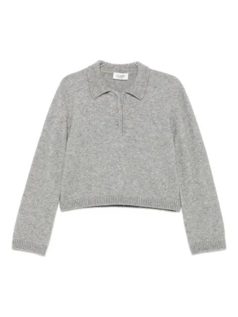 buttoned polo top by LANEUS