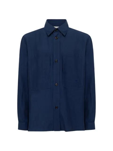 chest-pocket overshirt by LANEUS