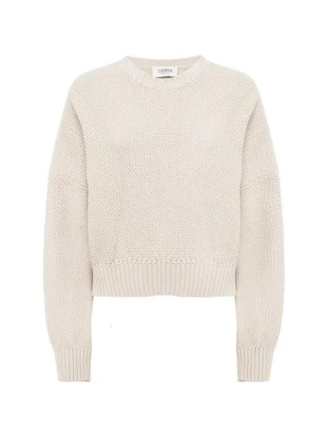 crew-neck knitted sweater by LANEUS