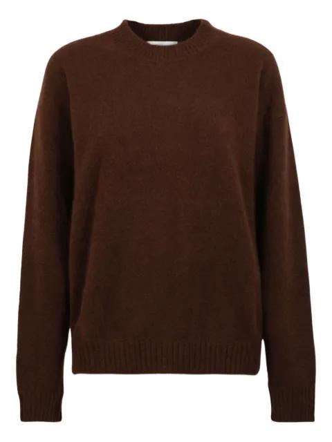 crew-neck ribbed sweater by LANEUS