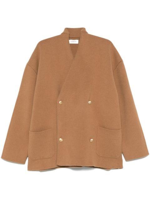 double-breasted cardigan by LANEUS
