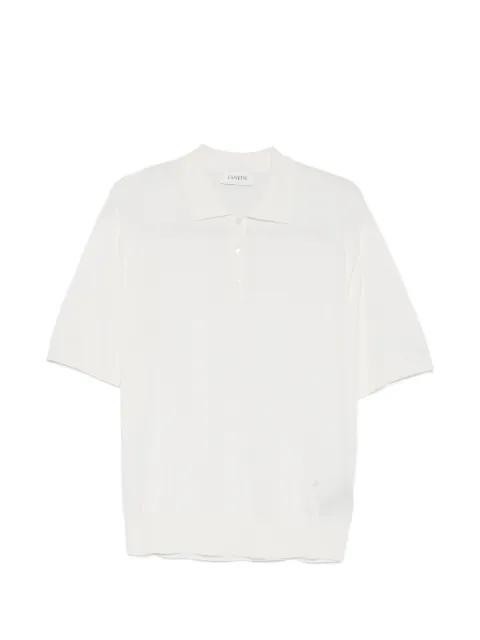 embroidery polo shirt by LANEUS