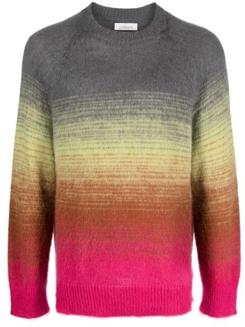 gradient-effect textured jumper by LANEUS