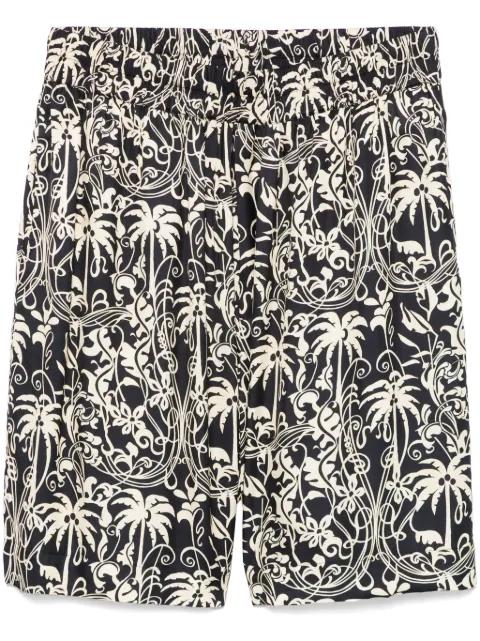 graphic-print bermuda shorts by LANEUS