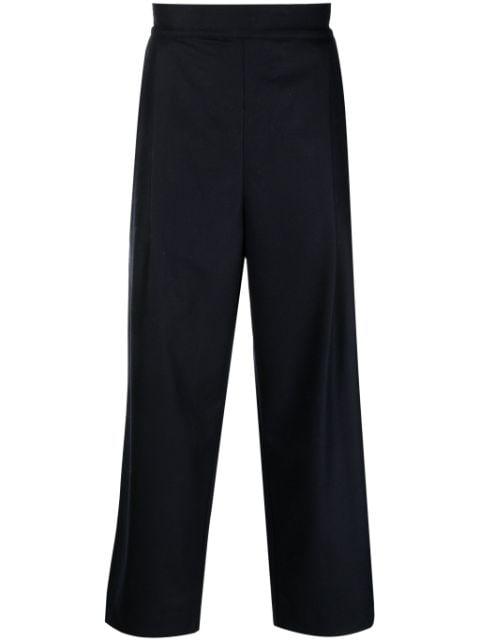 high-waist straight-leg trousers by LANEUS