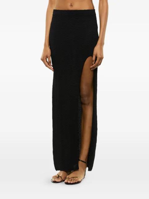 knit maxi skirt by LANEUS