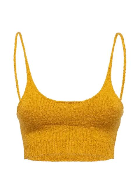 knitted crop top by LANEUS