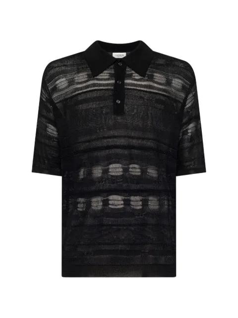 knitted polo shirt by LANEUS