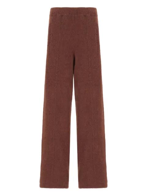 knitted wide-leg trousers by LANEUS