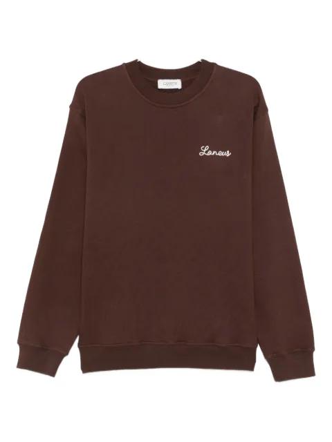 logo-embroidered sweatshirt by LANEUS