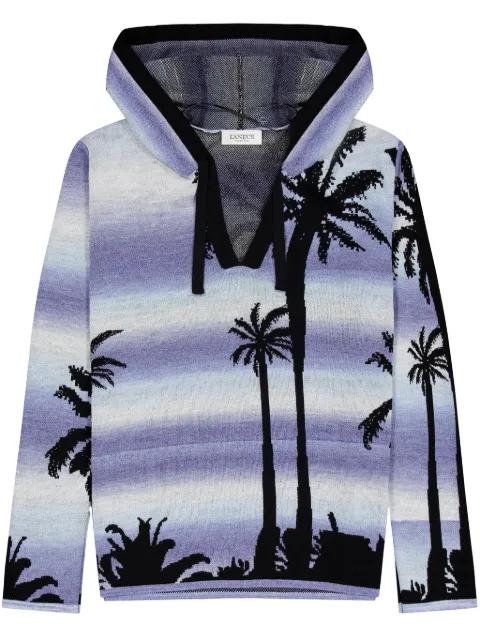 palm trees hoodie by LANEUS