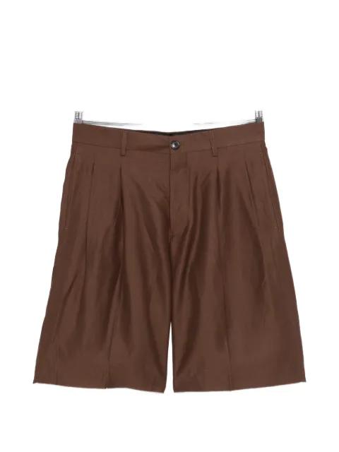 pleated shorts by LANEUS
