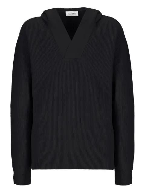 ribbed hoodie by LANEUS