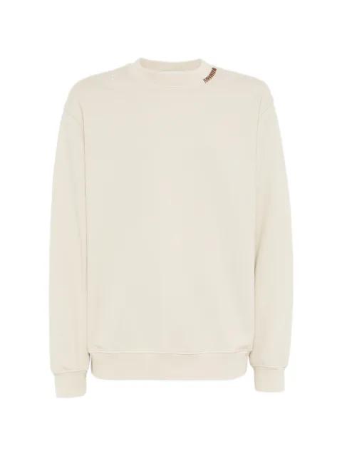 stitching-detail sweatshirt by LANEUS