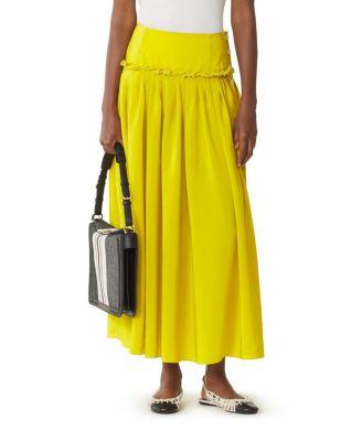 Basque Skirt in Charmeuse by LANVIN