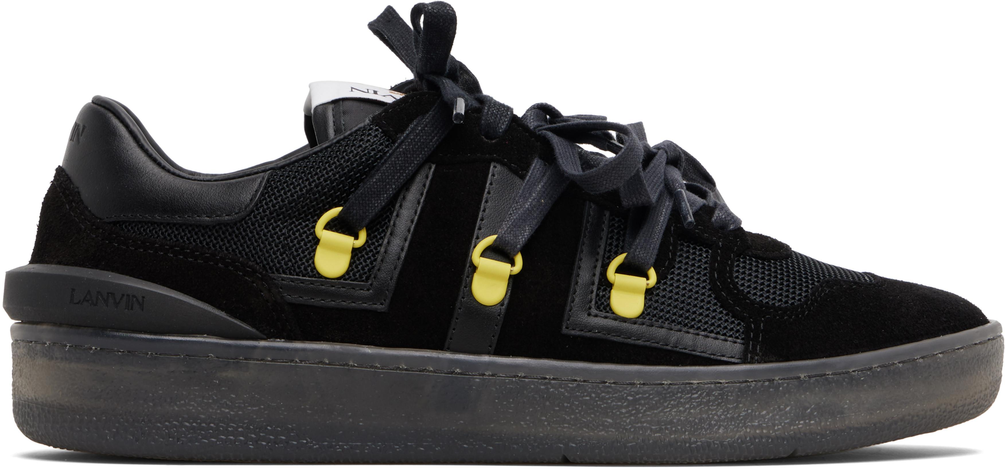 Black Clay Sneakers by LANVIN