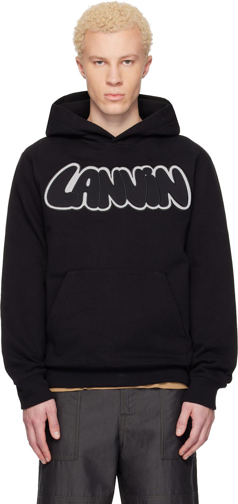 Black Urban Curb Hoodie by LANVIN