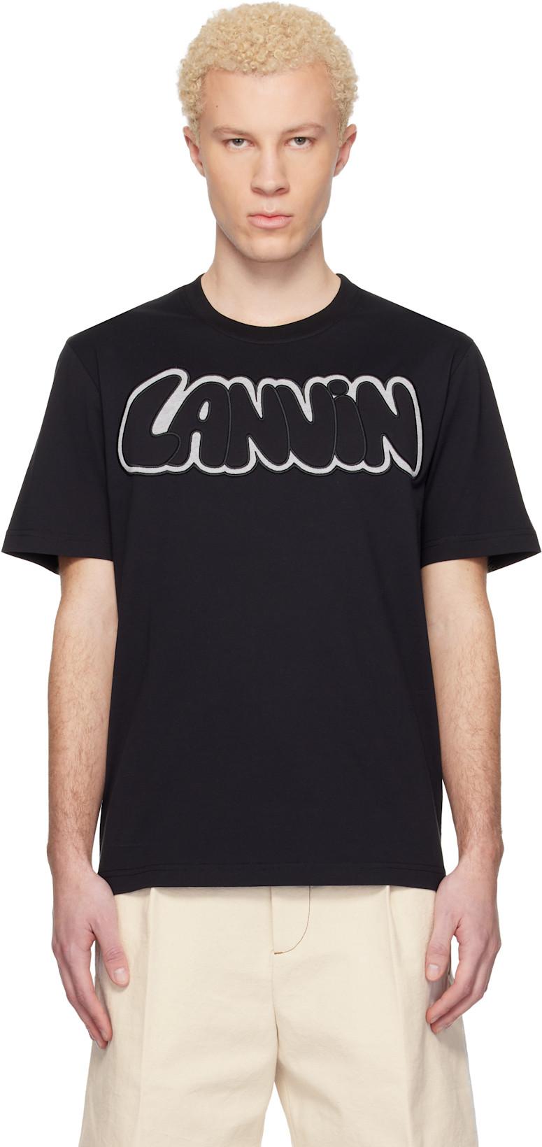 Black Urban Curb T-shirt by LANVIN