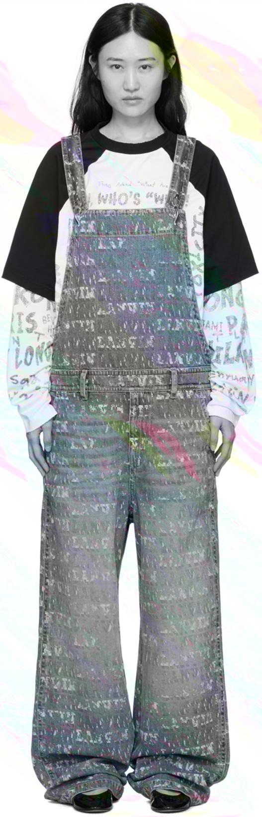 Blue Future Edition Denim Overalls by LANVIN