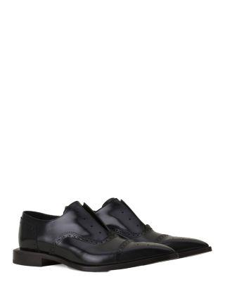 Brogue Oxford Shoe In Shiny Leather by LANVIN Brogue Oxford Shoe In Shiny Leather by LANVIN