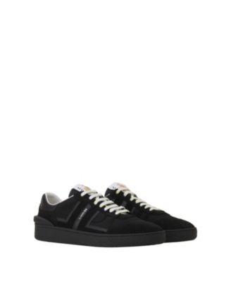 CLAY SNEAKERS IN MESH AND LEATHER by LANVIN