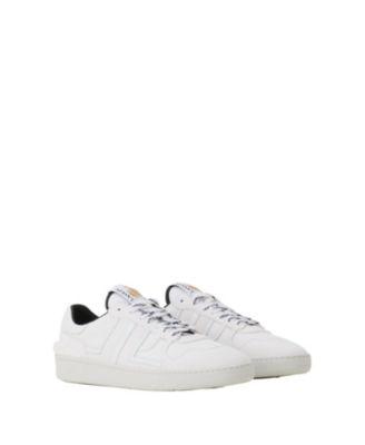 CLAY SNEAKERS IN MESH AND LEATHER by LANVIN