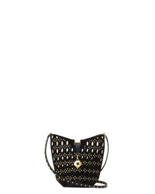 Catch Nano By Bucket Bag In Suede by LANVIN