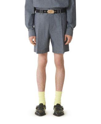 Chambray Shorts by LANVIN