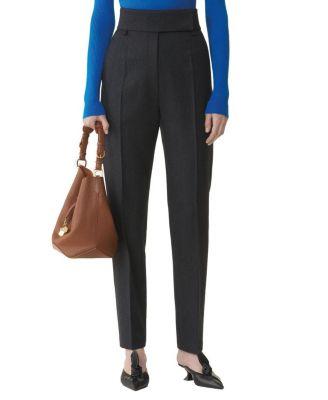 Cigarette Pants in Flannel by LANVIN