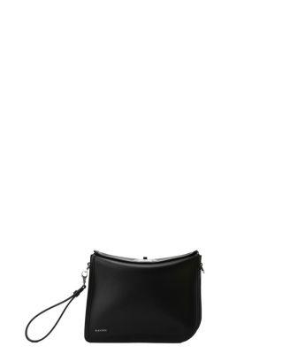 Compagnon Asymmetrical Leather Clutch Bag by LANVIN