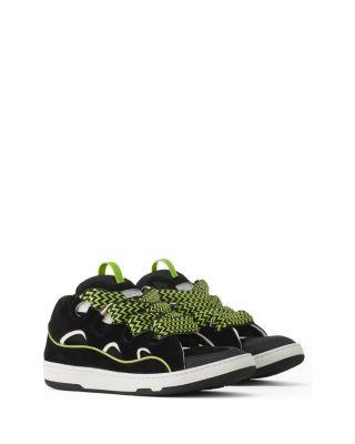 Curb Sneakers In Leather by LANVIN