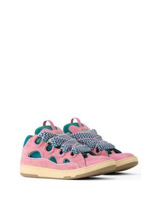 Curb Sneakers In Leather by LANVIN