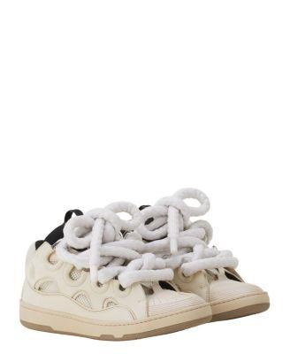Curb Sneakers In Leather With Snake Laces by LANVIN Curb Sneakers In Leather With Snake Laces by LANVIN