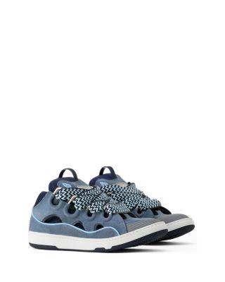 Curb Sneakers In Leather by LANVIN