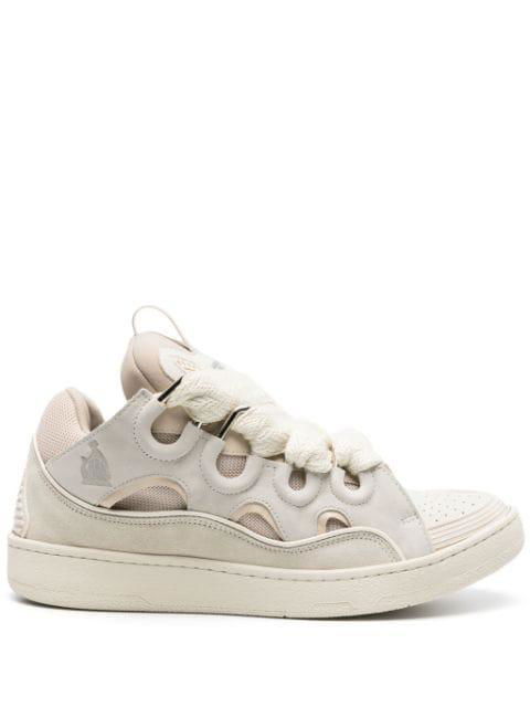 Curb leather sneakers by LANVIN