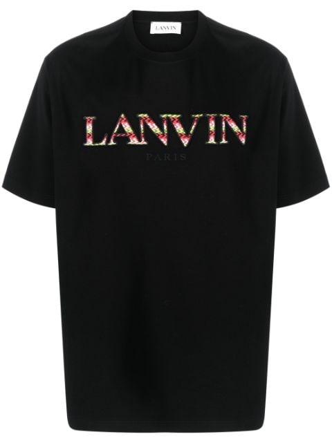 Curb logo-embroidered cotton T-shirt by LANVIN