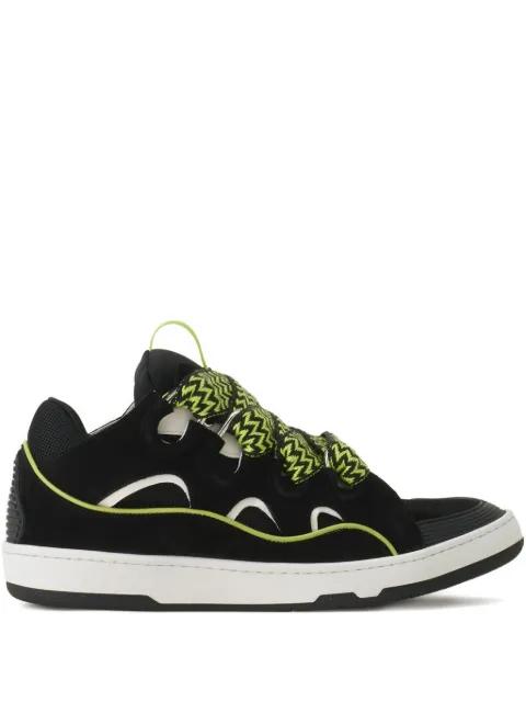 Curb metallic-detail sneakers by LANVIN