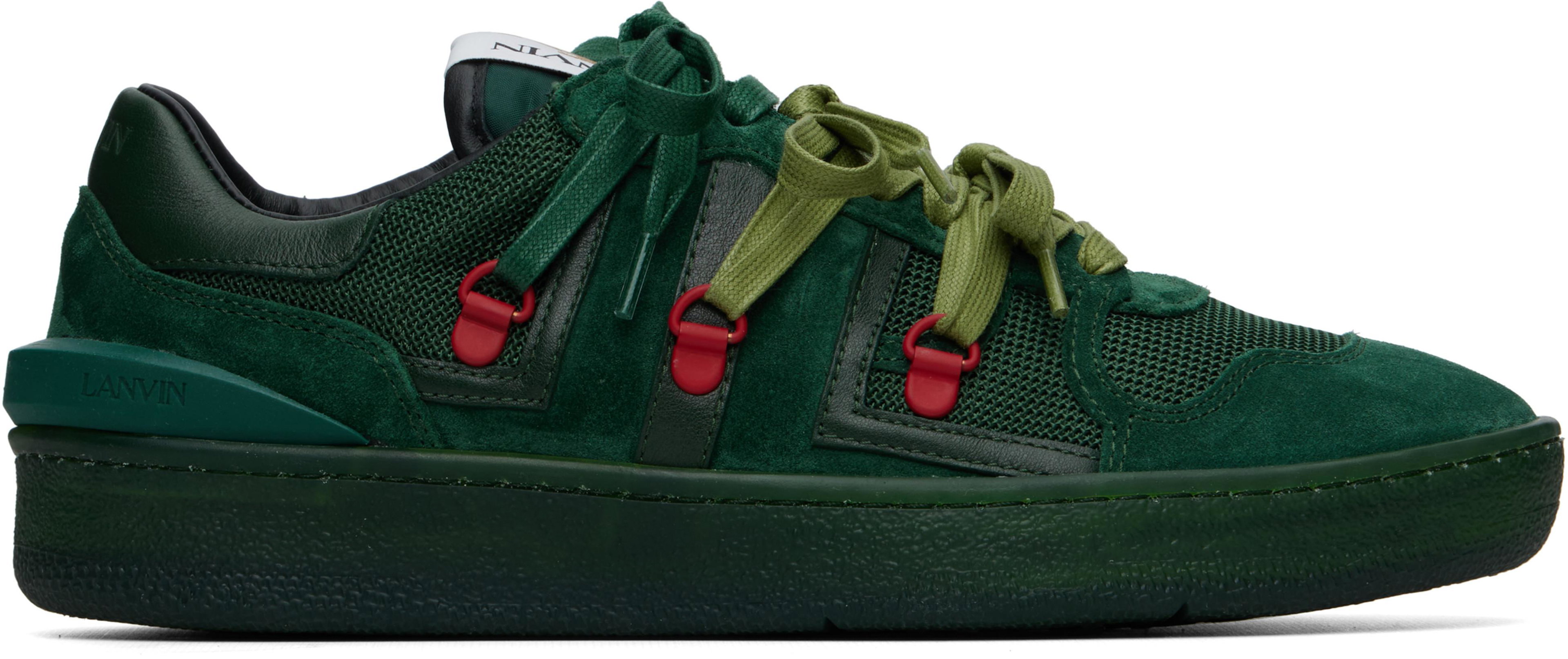 Khaki Clay Sneakers by LANVIN
