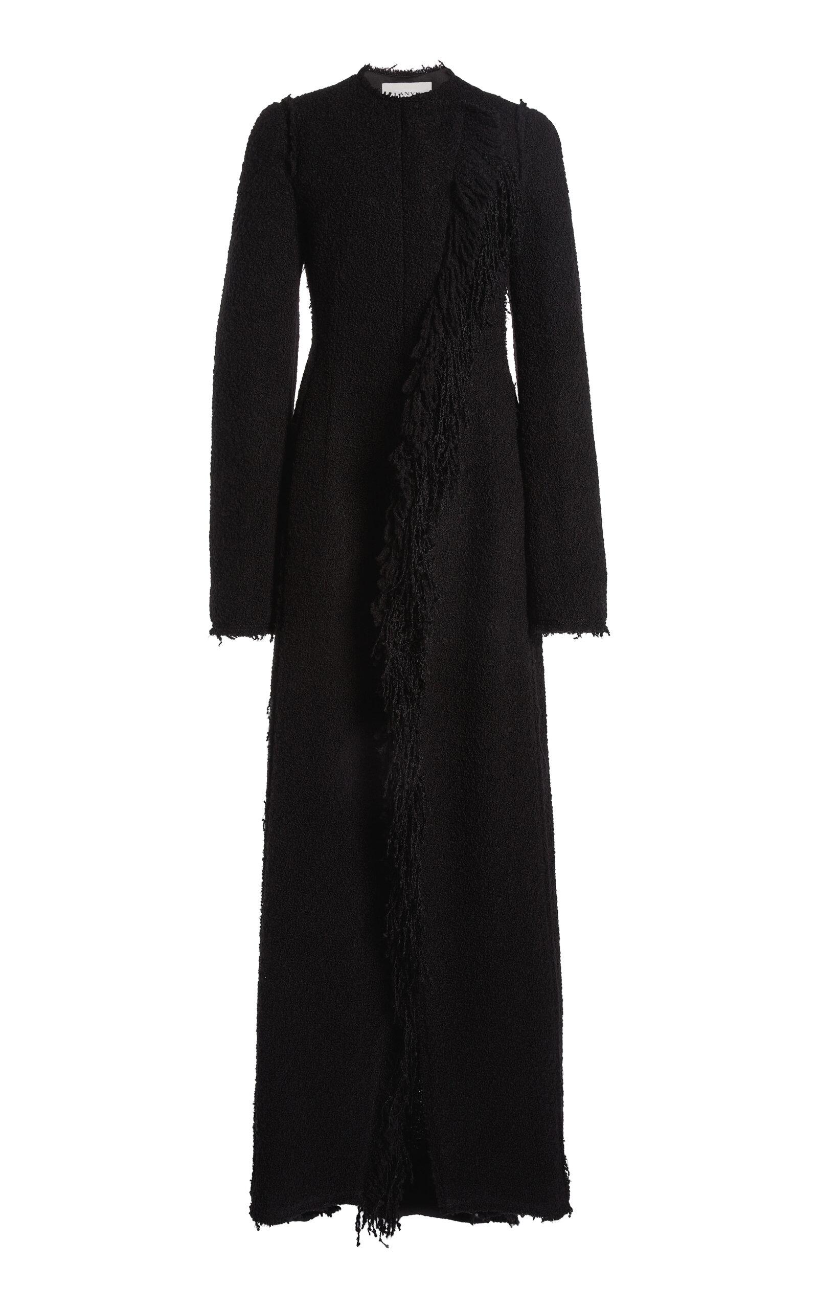 Lanvin Cape-Sleeve Woven Coat - Moda Operandi by LANVIN