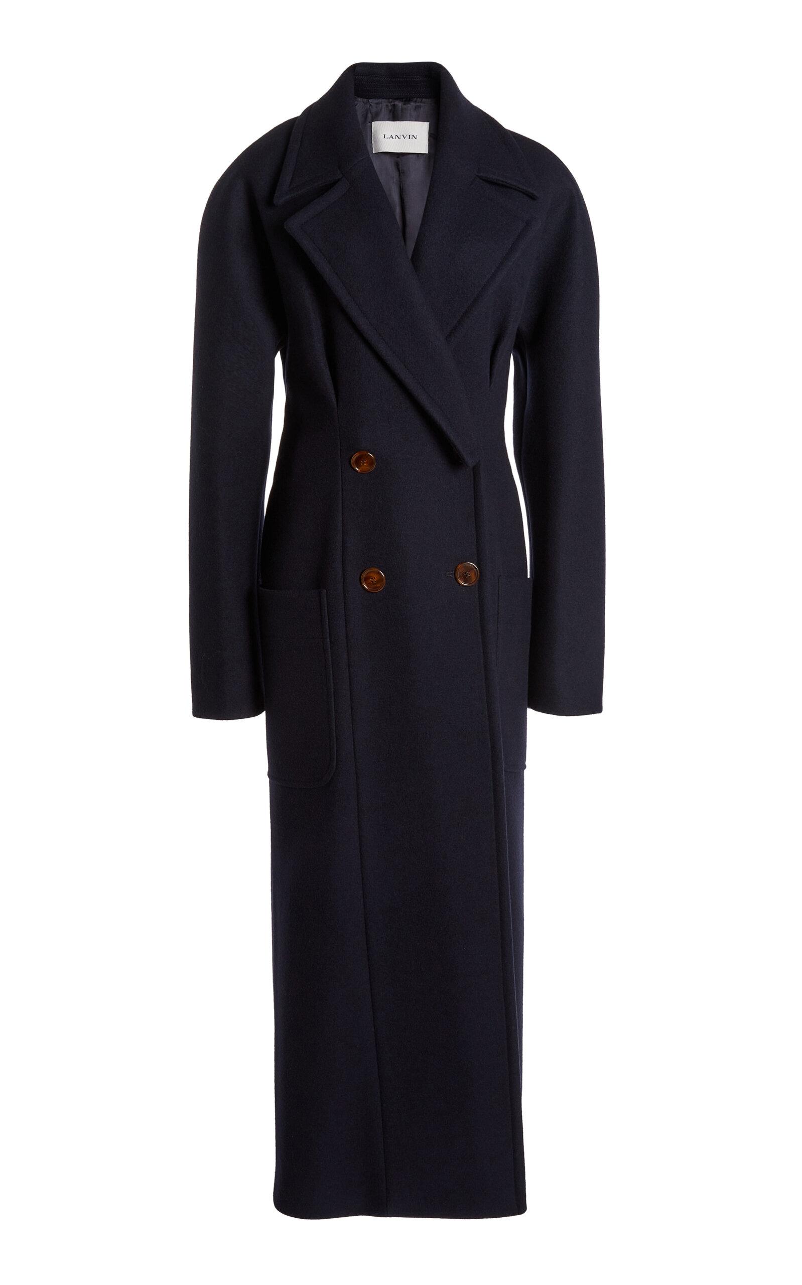 Lanvin Double-Breasted Cashmere Coat - Moda Operandi by LANVIN