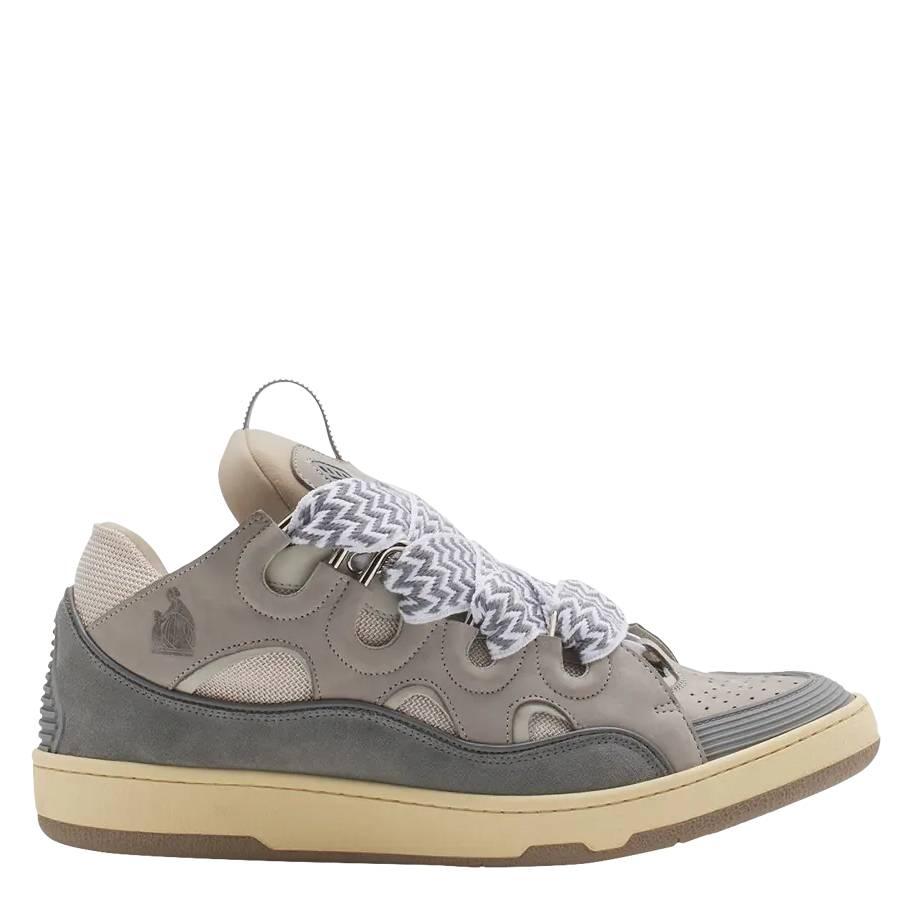 Lanvin Grey Curb Sneakers by LANVIN