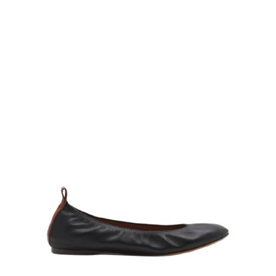 Lanvin Round-Toe Ballerina Flats by LANVIN