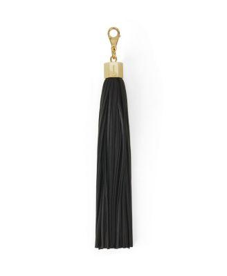 Leather Pompom Bag Charm by LANVIN