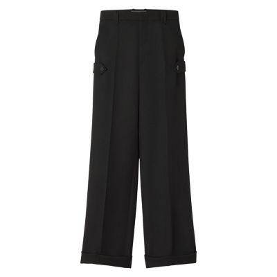 Light Wool Chino Pants by LANVIN